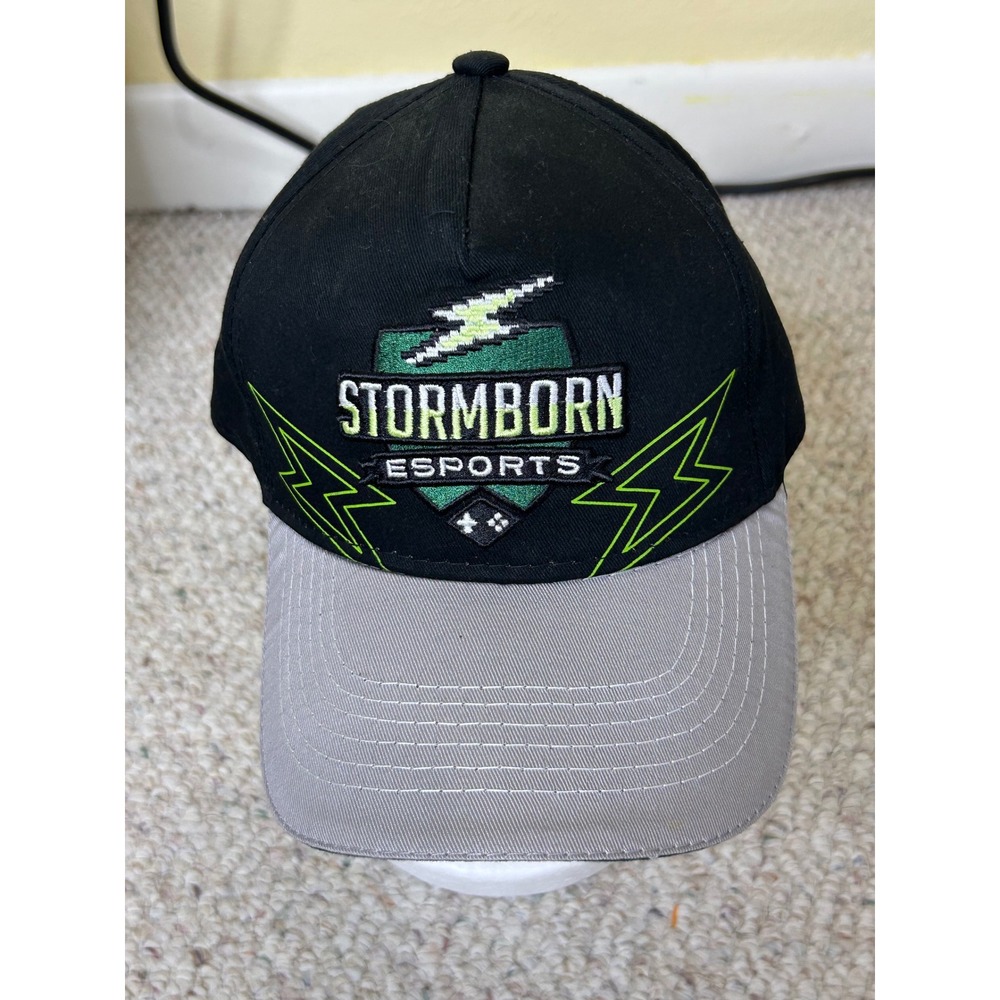 Outdoor Cap Stormborn Esports Baseball Hat Black Grey Green Adjustable Gaming